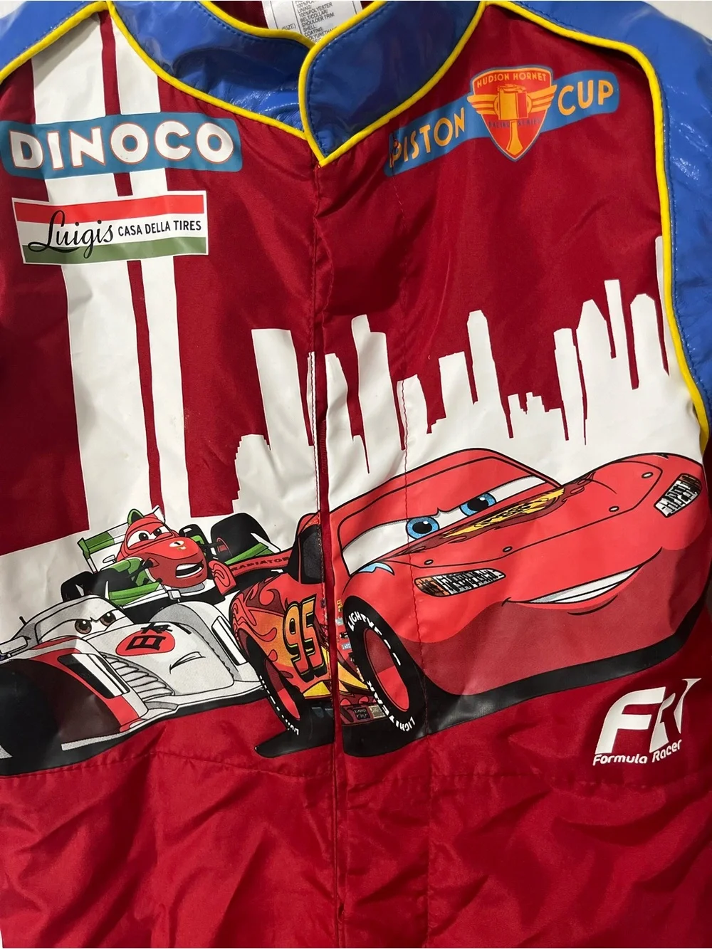 Disney Cars Kids Formula Racing Costume